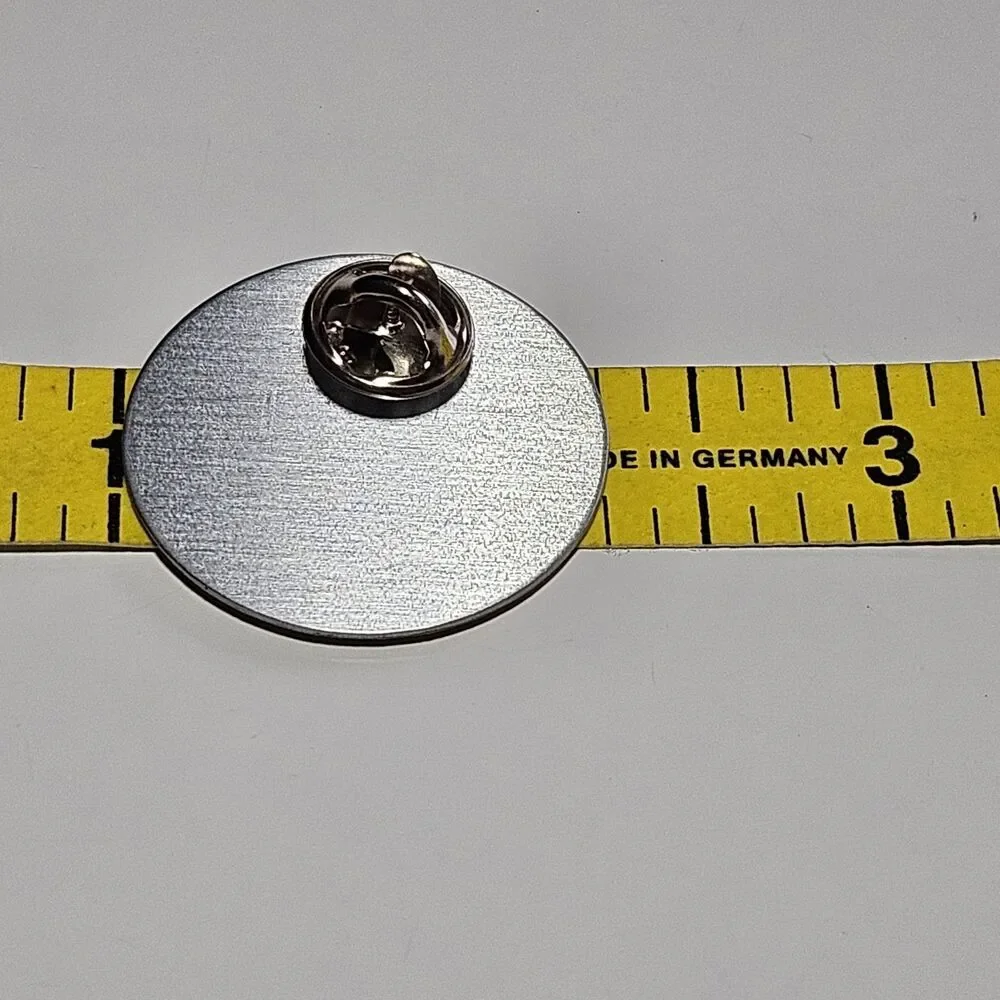 Walmart Keep It Clean U.S. Ethics & Compliance Lapel Pin Silver Tone Blue Yellow